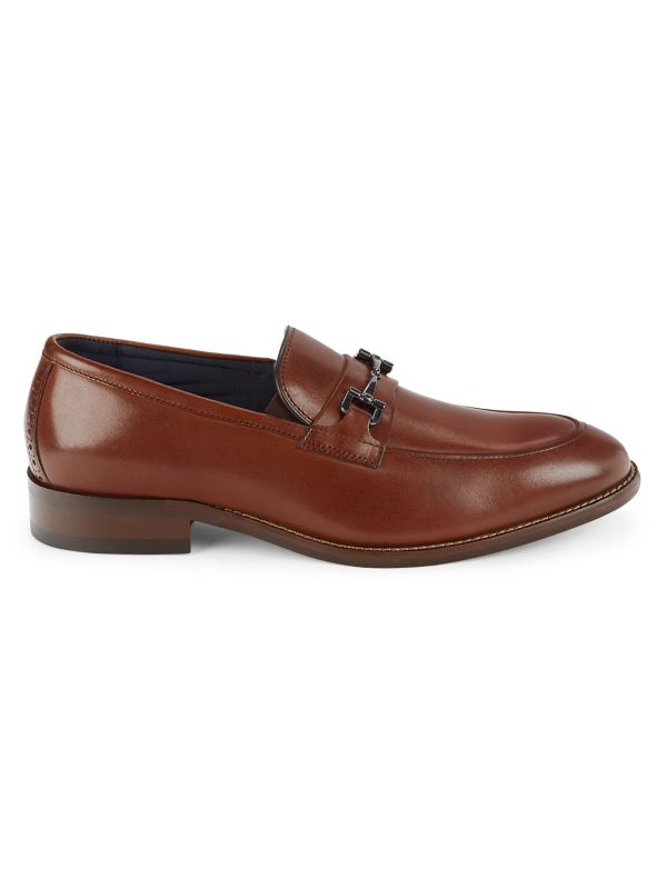 Johnston & Murphy Stockton Leather Bit Loafers